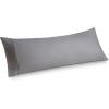 imageBedsure Queen Pillow Cases Set of 2  Dark Grey Double Brushed Microfiber Pillowcases 2 Pack Super Soft Cooling Pillow Case Covers with Envelope Closure Wrinkle Fade and Stain Resistant 20x3009  Light Grey