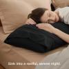 imageBedsure Queen Pillow Cases Set of 2  Dark Grey Double Brushed Microfiber Pillowcases 2 Pack Super Soft Cooling Pillow Case Covers with Envelope Closure Wrinkle Fade and Stain Resistant 20x3003  Black