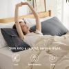 imageBedsure Queen Pillow Cases Set of 2  Dark Grey Double Brushed Microfiber Pillowcases 2 Pack Super Soft Cooling Pillow Case Covers with Envelope Closure Wrinkle Fade and Stain Resistant 20x3001  Dark Grey