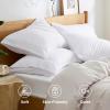 imageBedsure Queen Pillow Cases Set of 2  Dark Grey Double Brushed Microfiber Pillowcases 2 Pack Super Soft Cooling Pillow Case Covers with Envelope Closure Wrinkle Fade and Stain Resistant 20x3002  White