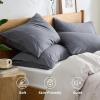 imageBedsure Queen Pillow Cases Set of 2  Dark Grey Double Brushed Microfiber Pillowcases 2 Pack Super Soft Cooling Pillow Case Covers with Envelope Closure Wrinkle Fade and Stain Resistant 20x3001  Dark Grey