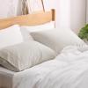 imageBedsure Queen Pillow Cases Set of 2  Dark Grey Double Brushed Microfiber Pillowcases 2 Pack Super Soft Cooling Pillow Case Covers with Envelope Closure Wrinkle Fade and Stain Resistant 20x3008  Linen