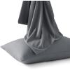 imageBedsure Queen Pillow Cases Set of 2  Dark Grey Double Brushed Microfiber Pillowcases 2 Pack Super Soft Cooling Pillow Case Covers with Envelope Closure Wrinkle Fade and Stain Resistant 20x3001  Dark Grey