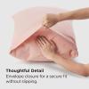 imageBedsure Queen Pillow Cases Set of 2  Dark Grey Double Brushed Microfiber Pillowcases 2 Pack Super Soft Cooling Pillow Case Covers with Envelope Closure Wrinkle Fade and Stain Resistant 20x3013  Pale Blush