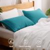 imageBedsure Queen Pillow Cases Set of 2  Dark Grey Double Brushed Microfiber Pillowcases 2 Pack Super Soft Cooling Pillow Case Covers with Envelope Closure Wrinkle Fade and Stain Resistant 20x3007  Teal