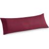 imageBedsure Queen Pillow Cases Set of 2  Dark Grey Double Brushed Microfiber Pillowcases 2 Pack Super Soft Cooling Pillow Case Covers with Envelope Closure Wrinkle Fade and Stain Resistant 20x3005  Burgundy