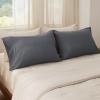 imageBedsure Queen Pillow Cases Set of 2  Dark Grey Double Brushed Microfiber Pillowcases 2 Pack Super Soft Cooling Pillow Case Covers with Envelope Closure Wrinkle Fade and Stain Resistant 20x3001  Dark Grey