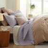 imageBedsure Quilts Queen Size  Grey Bedspreads Queen Size with Basket Weave Pattern Soft Quilt Bedding Lightweight Comforter Coverlet for All Seasons 90quot x 96quot18  Purple