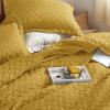 imageBedsure Quilts Queen Size  Grey Bedspreads Queen Size with Basket Weave Pattern Soft Quilt Bedding Lightweight Comforter Coverlet for All Seasons 90quot x 96quot19  Mustard Yellow