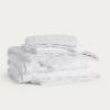 imageBedsure Quilts Queen Size  Grey Bedspreads Queen Size with Basket Weave Pattern Soft Quilt Bedding Lightweight Comforter Coverlet for All Seasons 90quot x 96quot01  White