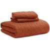 imageBedsure Quilts Queen Size  Grey Bedspreads Queen Size with Basket Weave Pattern Soft Quilt Bedding Lightweight Comforter Coverlet for All Seasons 90quot x 96quot10  Red Orange