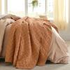 imageBedsure Quilts Queen Size  Grey Bedspreads Queen Size with Basket Weave Pattern Soft Quilt Bedding Lightweight Comforter Coverlet for All Seasons 90quot x 96quot16  Hazel Brown