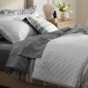 imageBedsure Quilts Queen Size  Grey Bedspreads Queen Size with Basket Weave Pattern Soft Quilt Bedding Lightweight Comforter Coverlet for All Seasons 90quot x 96quot01  White
