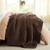 imageBedsure Quilts Queen Size  Grey Bedspreads Queen Size with Basket Weave Pattern Soft Quilt Bedding Lightweight Comforter Coverlet for All Seasons 90quot x 96quot15  Brown