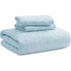 imageBedsure Quilts Queen Size  Grey Bedspreads Queen Size with Basket Weave Pattern Soft Quilt Bedding Lightweight Comforter Coverlet for All Seasons 90quot x 96quot17  Sky Blue