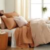 imageBedsure Quilts Queen Size  Grey Bedspreads Queen Size with Basket Weave Pattern Soft Quilt Bedding Lightweight Comforter Coverlet for All Seasons 90quot x 96quot16  Hazel Brown