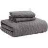 imageBedsure Quilts Queen Size  Grey Bedspreads Queen Size with Basket Weave Pattern Soft Quilt Bedding Lightweight Comforter Coverlet for All Seasons 90quot x 96quot00  Grey