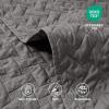 imageBedsure Quilts Queen Size  Grey Bedspreads Queen Size with Basket Weave Pattern Soft Quilt Bedding Lightweight Comforter Coverlet for All Seasons 90quot x 96quot00  Grey