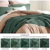 imageBedsure Quilts Queen Size  Grey Bedspreads Queen Size with Basket Weave Pattern Soft Quilt Bedding Lightweight Comforter Coverlet for All Seasons 90quot x 96quot05  Dark Green