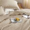 imageBedsure Quilts Queen Size  Grey Bedspreads Queen Size with Basket Weave Pattern Soft Quilt Bedding Lightweight Comforter Coverlet for All Seasons 90quot x 96quot13  Light Khaki