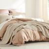 imageBedsure Quilts Queen Size  Grey Bedspreads Queen Size with Basket Weave Pattern Soft Quilt Bedding Lightweight Comforter Coverlet for All Seasons 90quot x 96quot13  Light Khaki