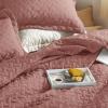 imageBedsure Quilts Queen Size  Grey Bedspreads Queen Size with Basket Weave Pattern Soft Quilt Bedding Lightweight Comforter Coverlet for All Seasons 90quot x 96quot14  Grayish Pink