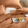 imageBedsure Quilts Queen Size  Grey Bedspreads Queen Size with Basket Weave Pattern Soft Quilt Bedding Lightweight Comforter Coverlet for All Seasons 90quot x 96quot16  Hazel Brown