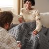 imageBedsure Quilts Queen Size  Grey Bedspreads Queen Size with Basket Weave Pattern Soft Quilt Bedding Lightweight Comforter Coverlet for All Seasons 90quot x 96quot00  Grey
