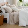 imageBedsure Quilts Queen Size  Grey Bedspreads Queen Size with Basket Weave Pattern Soft Quilt Bedding Lightweight Comforter Coverlet for All Seasons 90quot x 96quot12  Light Beige