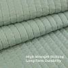 imageBedsure Quilts Queen Size  Queen Quilt Bedding Set Bedspread Coverlet Comforter Lightweight Corduroy Pattern Bedspread 3Piece Set with 90quotx96quot Coverlet ampamp 2 Pillow Shams AllSeason Soft Microfiber03  Green