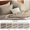 imageBedsure Quilts Queen Size  Queen Quilt Bedding Set Bedspread Coverlet Comforter Lightweight Corduroy Pattern Bedspread 3Piece Set with 90quotx96quot Coverlet ampamp 2 Pillow Shams AllSeason Soft Microfiber04  Taupe