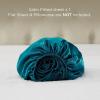 imageBedsure Satin Fitted Sheet Only Queen Size  Silk Bed Sheet Luxury ampamp Ultra Soft NonFading ampamp Wrinkle Free Good for Skin Silver Grey 60x8015 Inches 1 Piece No Pillowcases03  Teal