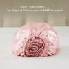 imageBedsure Satin Fitted Sheet Only Queen Size  Silk Bed Sheet Luxury ampamp Ultra Soft NonFading ampamp Wrinkle Free Good for Skin Silver Grey 60x8015 Inches 1 Piece No Pillowcases04  Pink