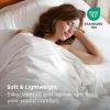 imageBedsure Silky Cooling Duvet Cover Queen Size  Lightweight 100 Rayon Derived from Bamboo Comforter Cover Set for Hot Sleepers Breathable ampamp MoistureWicking Bedding Set Pure White07  Pure White No Comforter