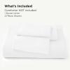 imageBedsure Silky Cooling Duvet Cover Queen Size  Lightweight 100 Rayon Derived from Bamboo Comforter Cover Set for Hot Sleepers Breathable ampamp MoistureWicking Bedding Set Pure WhiteWhite No Comforter