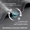 imageBedsure Summer Cooling Blanket for Hot Sleepers with Sports Mesh Design ArcChill QMax 04 Lightweight Breathable Ice Cold Blanket Throws for Night Sweats 50 x 70 Inches Mesh GreyMesh Grey