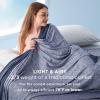 imageBedsure Summer Cooling Blanket for Hot Sleepers with Sports Mesh Design ArcChill QMax 04 Lightweight Breathable Ice Cold Blanket Throws for Night Sweats 50 x 70 Inches Mesh GreyMesh Navy
