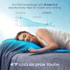imageBedsure Summer Cooling Blanket for Hot Sleepers with Sports Mesh Design ArcChill QMax 04 Lightweight Breathable Ice Cold Blanket Throws for Night Sweats 50 x 70 Inches Mesh GreyMesh Navy