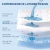 imageBedsure Waterproof Mattress Protector Queen Size  Quilted Fitted Waterproof Mattress Pad Topper with 821 Inches Deep Pocket Noiseless Bed Cover Padded Machine WashableWhite 60x80 InchesWhite