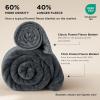 imageBedsur Fleece Blankets Queen Size for Bed  GentleSoft Warm Cozy Soft ampamp Thick Blanket for Winter Heavy 500Gsm AntiStatic Design Ideal for Couch ampamp Sofa Linen 90x90 InchGrey