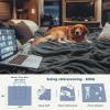imageBedsur Fleece Blankets Queen Size for Bed  GentleSoft Warm Cozy Soft ampamp Thick Blanket for Winter Heavy 500Gsm AntiStatic Design Ideal for Couch ampamp Sofa Linen 90x90 InchGrey
