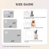 imageBedsure 1 Pack 3 Pet Blankets Super Soft Fluffy Premium Fleece Flannel Portable Throw Dog Blankets for Small Dogs Printed Cat Puppy Blanket PinkGreyBrown Small23x16 inchDog