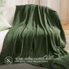 imageBedsure 100 Cotton Blanket Queen Size for Bed  Cozy Soft Lightweight and Breathable Basket Waffle Weave Blanket for Summer Home Decor Gift for Women Olive Green 90x90 inches01  Olive Green