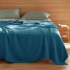 imageBedsure 100 Cotton Muslin Blanket King Size for Bed  4Layer Breathable and Lightweight Thin Soft Summer Gauze Muslin Blanket for Adults Linen Beige 108x90 Inches04  Teal
