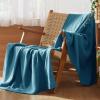imageBedsure 100 Cotton Muslin Blanket King Size for Bed  4Layer Breathable and Lightweight Thin Soft Summer Gauze Muslin Blanket for Adults Linen Beige 108x90 Inches04  Teal