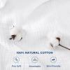imageBedsure 100 Cotton Muslin Blanket King Size for Bed  4Layer Breathable and Lightweight Thin Soft Summer Gauze Muslin Blanket for Adults Linen Beige 108x90 Inches03  White