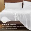 imageBedsure 100 Cotton Sheets King Size Set  500 Thread Count Cotton Sateen Bedsheets Luxury Hotel Quality Soft ampamp Breathable Bedsheets 16quot Deep Pocket 4Piece Include King Flat Sheet IvoryWhite