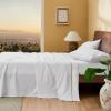 imageBedsure 100 Cotton Sheets King Size Set  500 Thread Count Cotton Sateen Bedsheets Luxury Hotel Quality Soft ampamp Breathable Bedsheets 16quot Deep Pocket 4Piece Include King Flat Sheet IvoryWhite