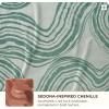 imageBedsure 100 Cotton Throw Blanket for Couch  Chenille Woven Textured Blanket Gifts for Women Cozy and Soft for All Seasons Home Decor Boho Throw for Bed Sofa Blue 50x60 Inches03 Sage Green