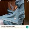 imageBedsure 100 Cotton Throw Blanket for Couch  Chenille Woven Textured Blanket Gifts for Women Cozy and Soft for All Seasons Home Decor Boho Throw for Bed Sofa Blue 50x60 Inches02  Blue
